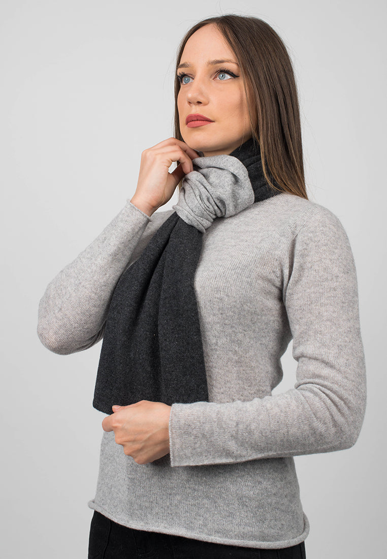 Bicolor Schal 100% Kaschmir | Dalle Piane Cashmere