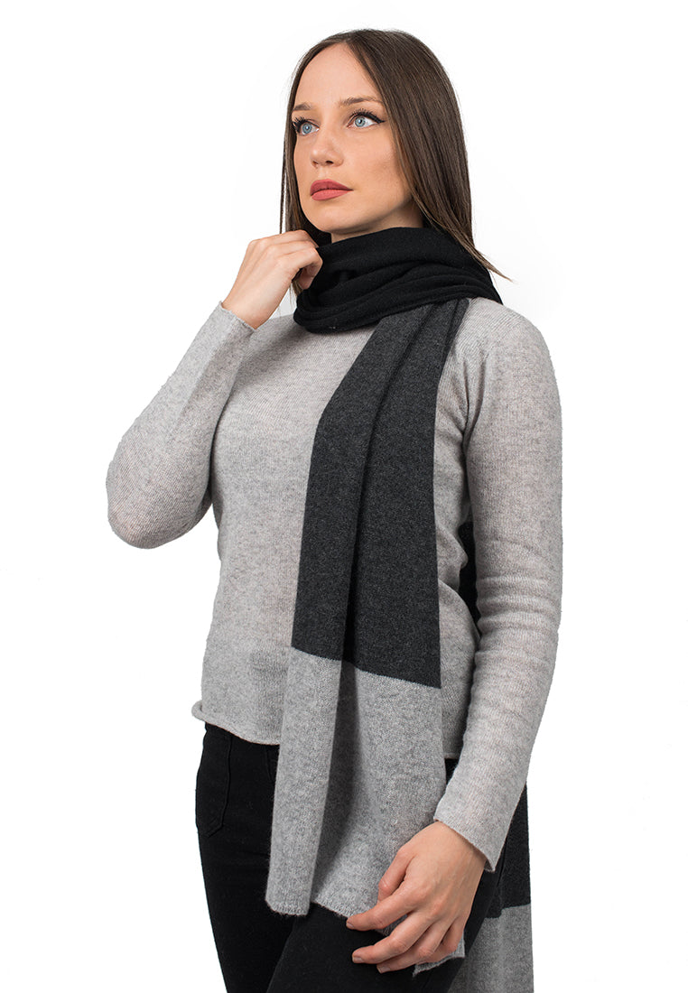 Streifen Schal 100% Kaschmir | Dalle Piane Cashmere