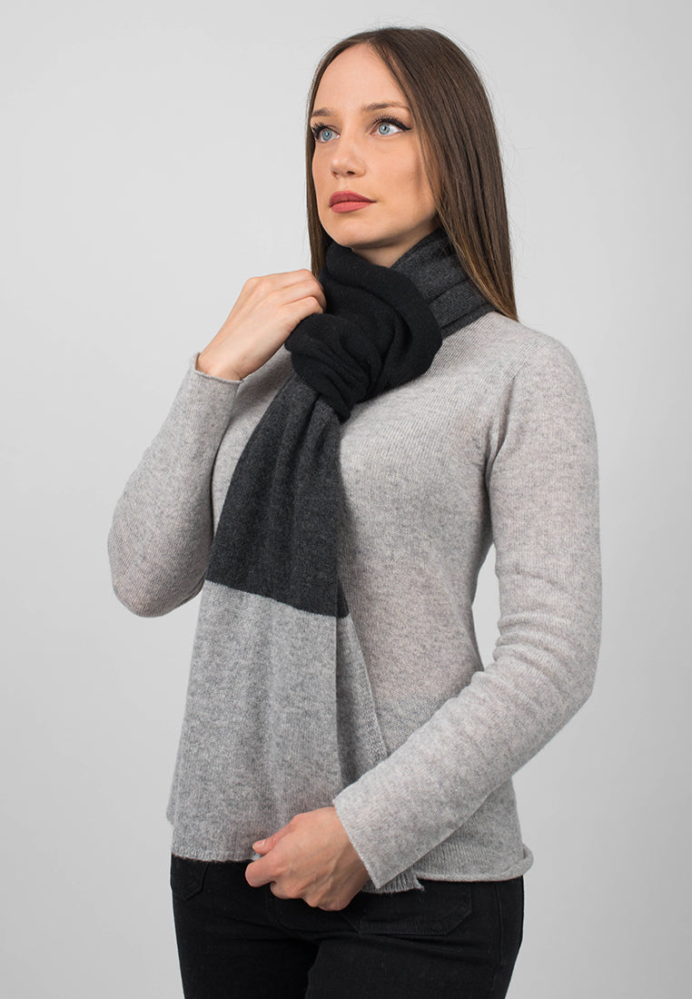 Streifen Schal 100% Kaschmir | Dalle Piane Cashmere