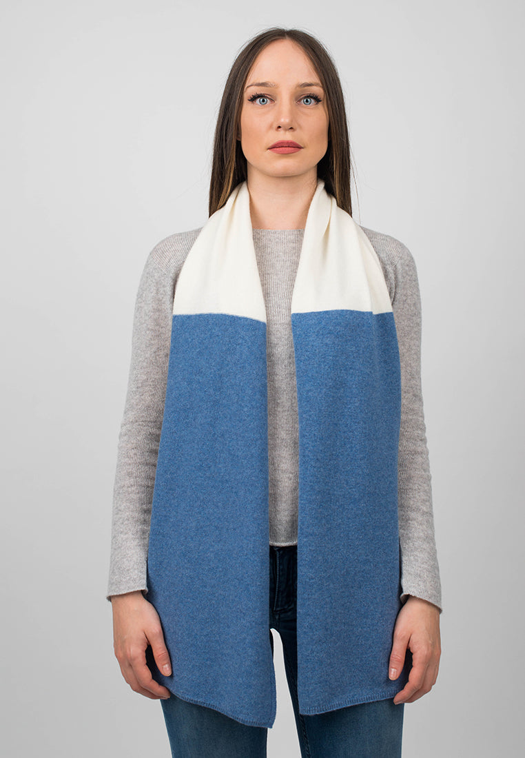 Bicolor Schal 100% Kaschmir | Dalle Piane Cashmere