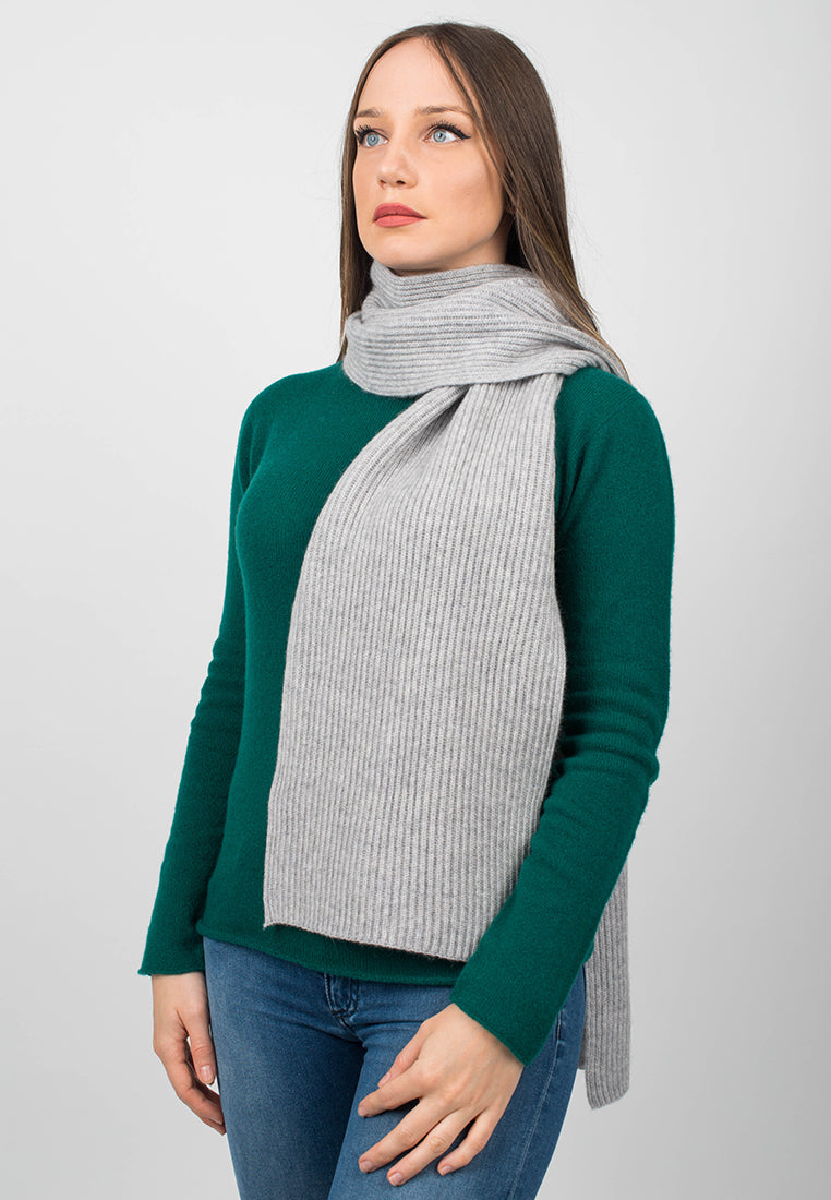 Rippenstich Schal 100% Kaschmir | Dalle Piane Cashmere