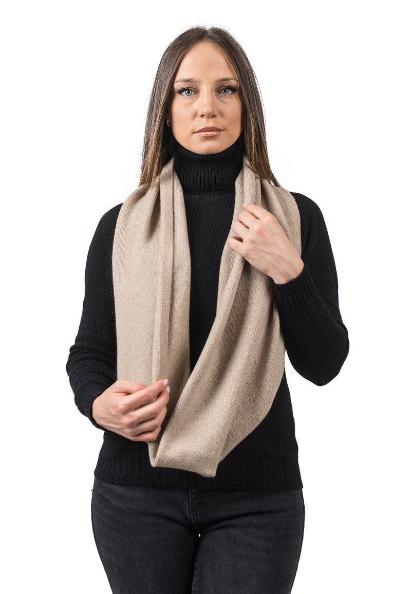 Geschlossener Schal 100% regeneriertem Kaschmir | Dalle Piane Cashmere