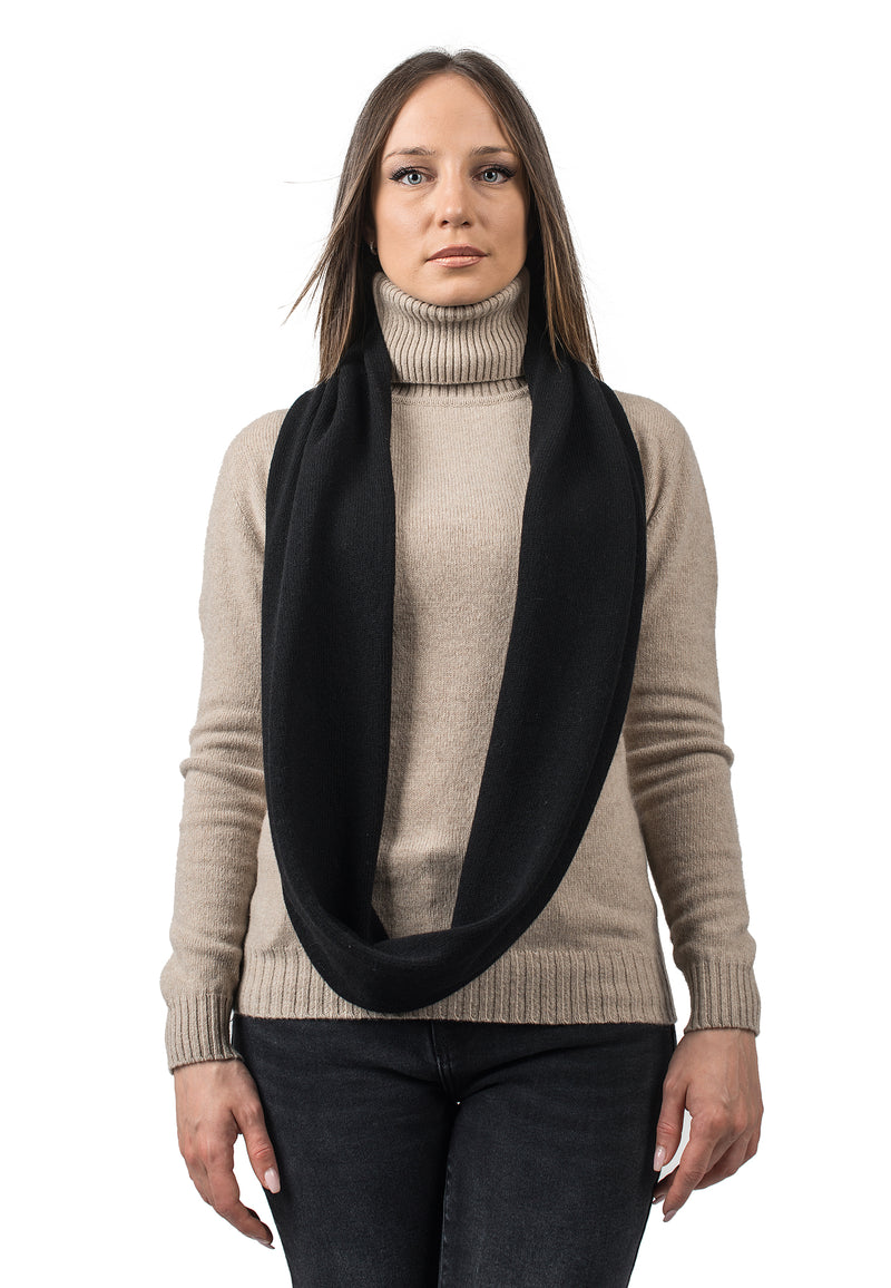 Geschlossener Schal 100% regeneriertem Kaschmir | Dalle Piane Cashmere