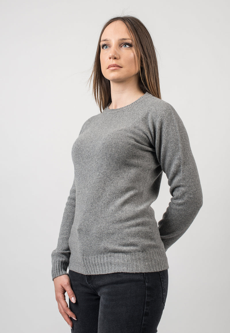 Rundhalsausschnitt 100% regeneriertem Kaschmir | Dalle Piane Cashmere