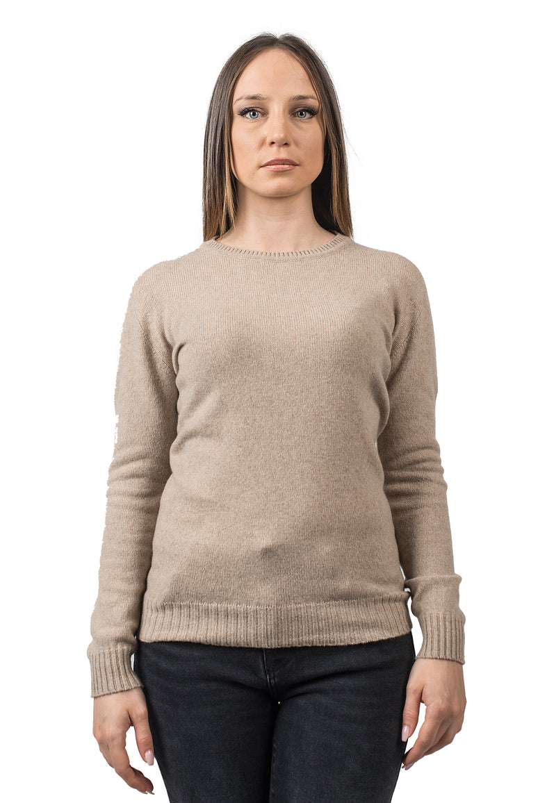 Rundhalsausschnitt 100% regeneriertem Kaschmir | Dalle Piane Cashmere