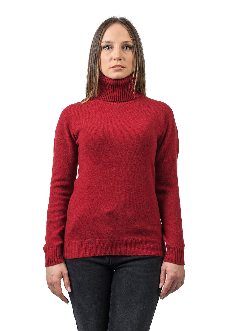Rollkragen Pullover Roter Rollkragenpullover Damen Strickwaren Roter Pullover Damen Zara Rollkragen Dunkelroter Pulli Damen Rollkragenpullover Damen