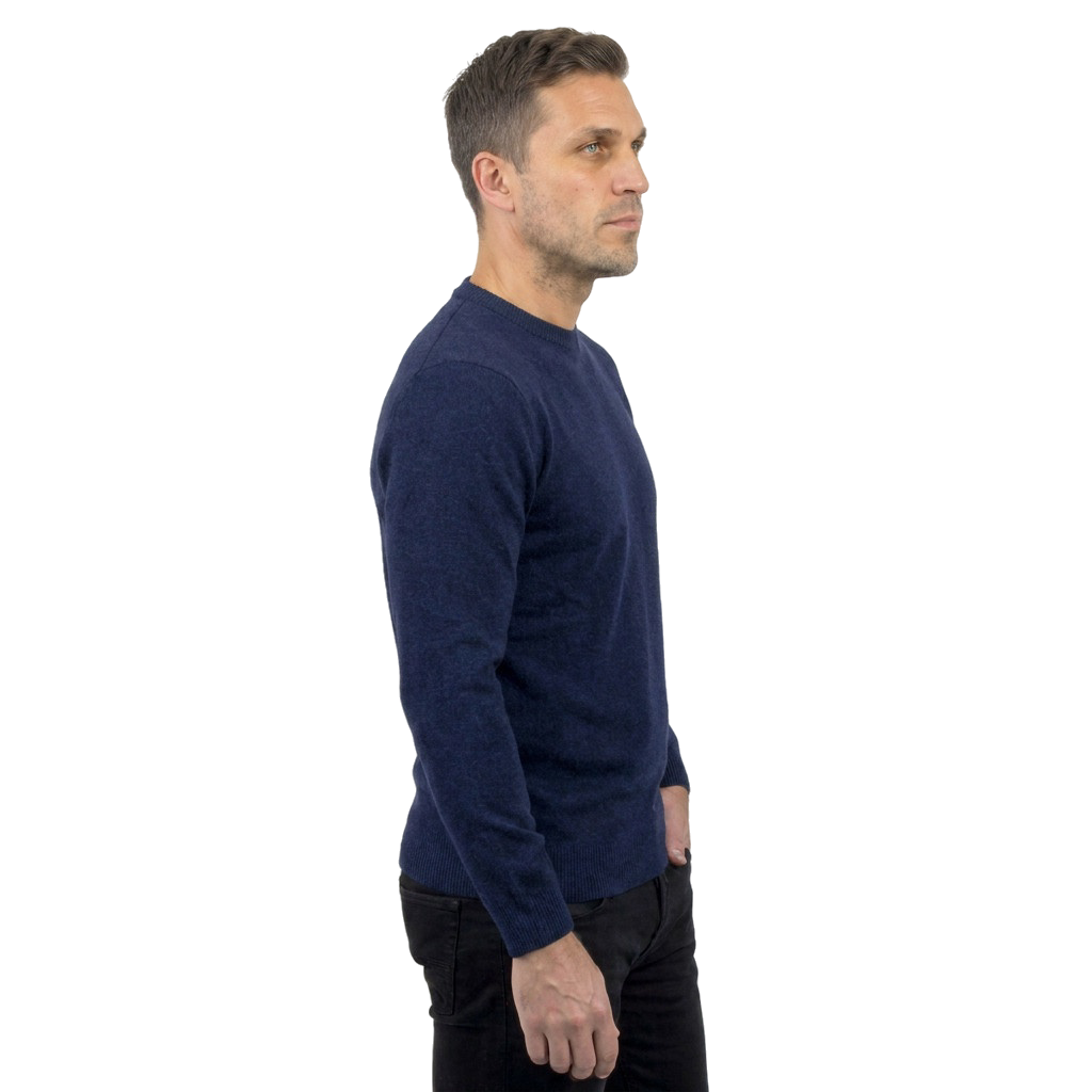 Rundhalspullover aus 100% Merinowolle | Dalle Piane Cashmere