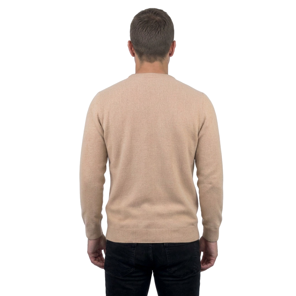 Rundhalspullover aus 100% Merinowolle | Dalle Piane Cashmere