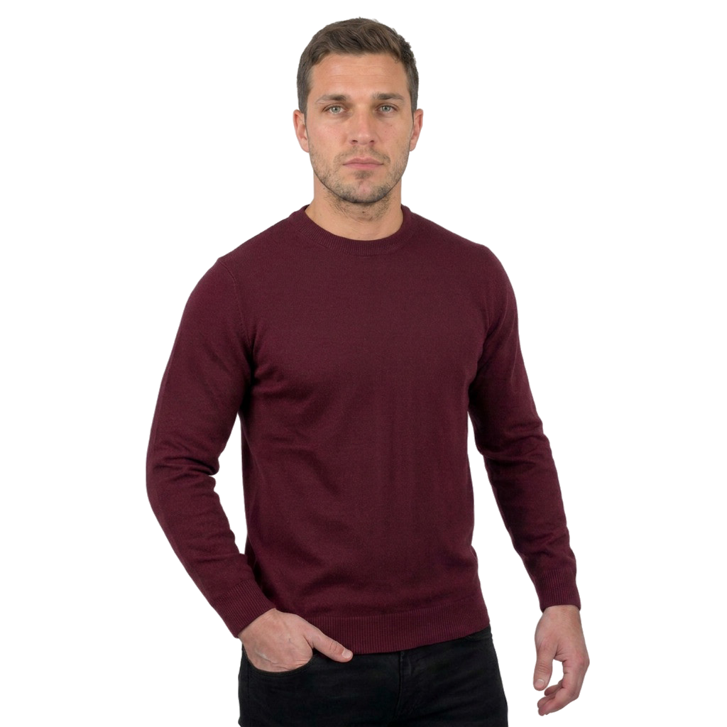 Rundhalspullover aus 100% Merinowolle | Dalle Piane Cashmere