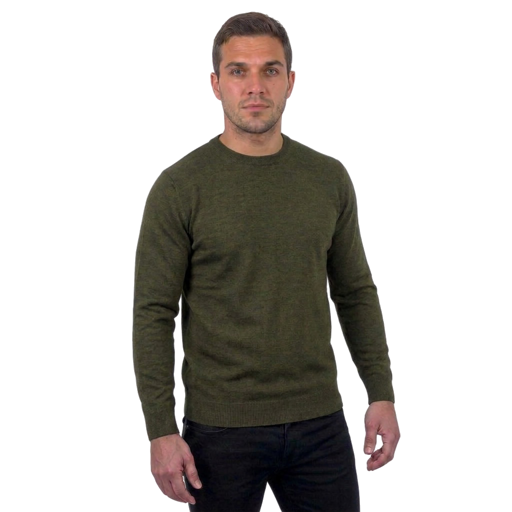 Rundhalspullover aus 100% Merinowolle | Dalle Piane Cashmere