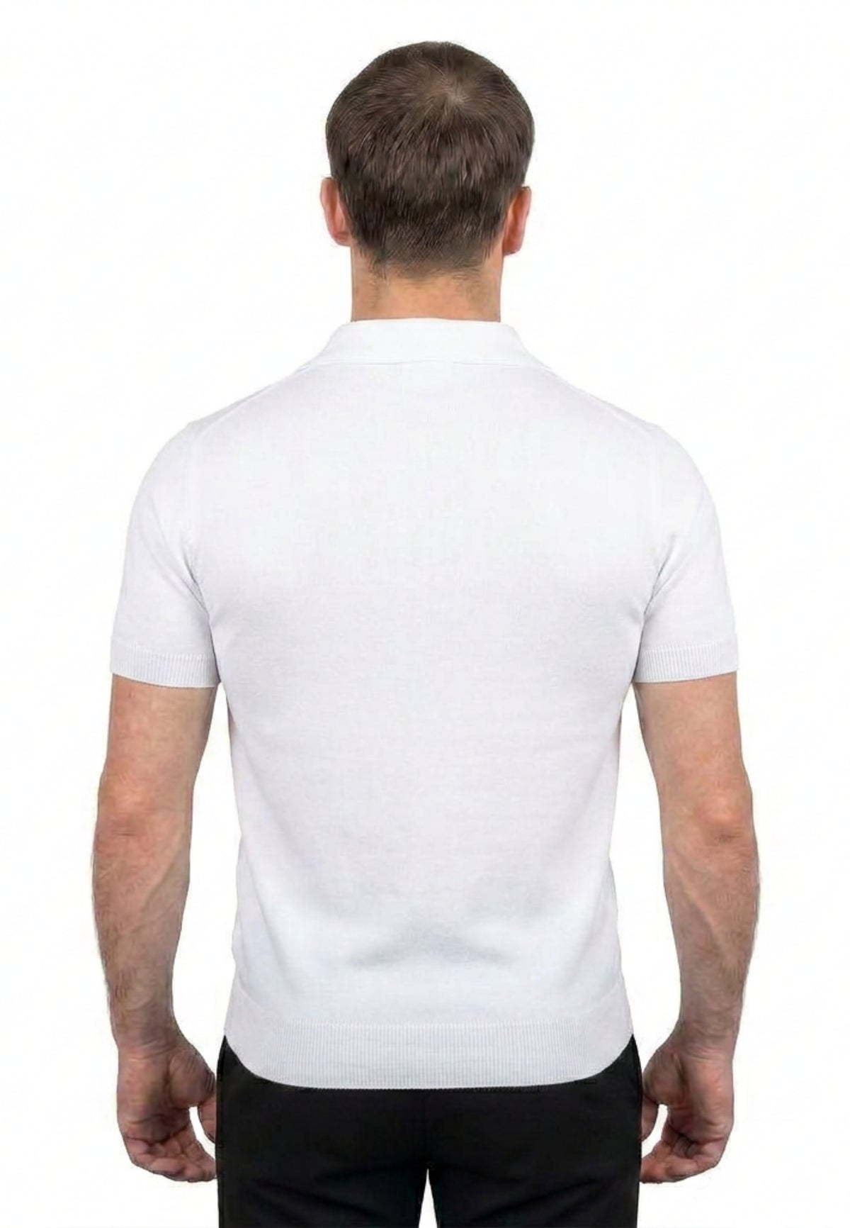 Polo mit kurzen Ärmeln 100% Baumwolle | Dalle Piane Cashmere