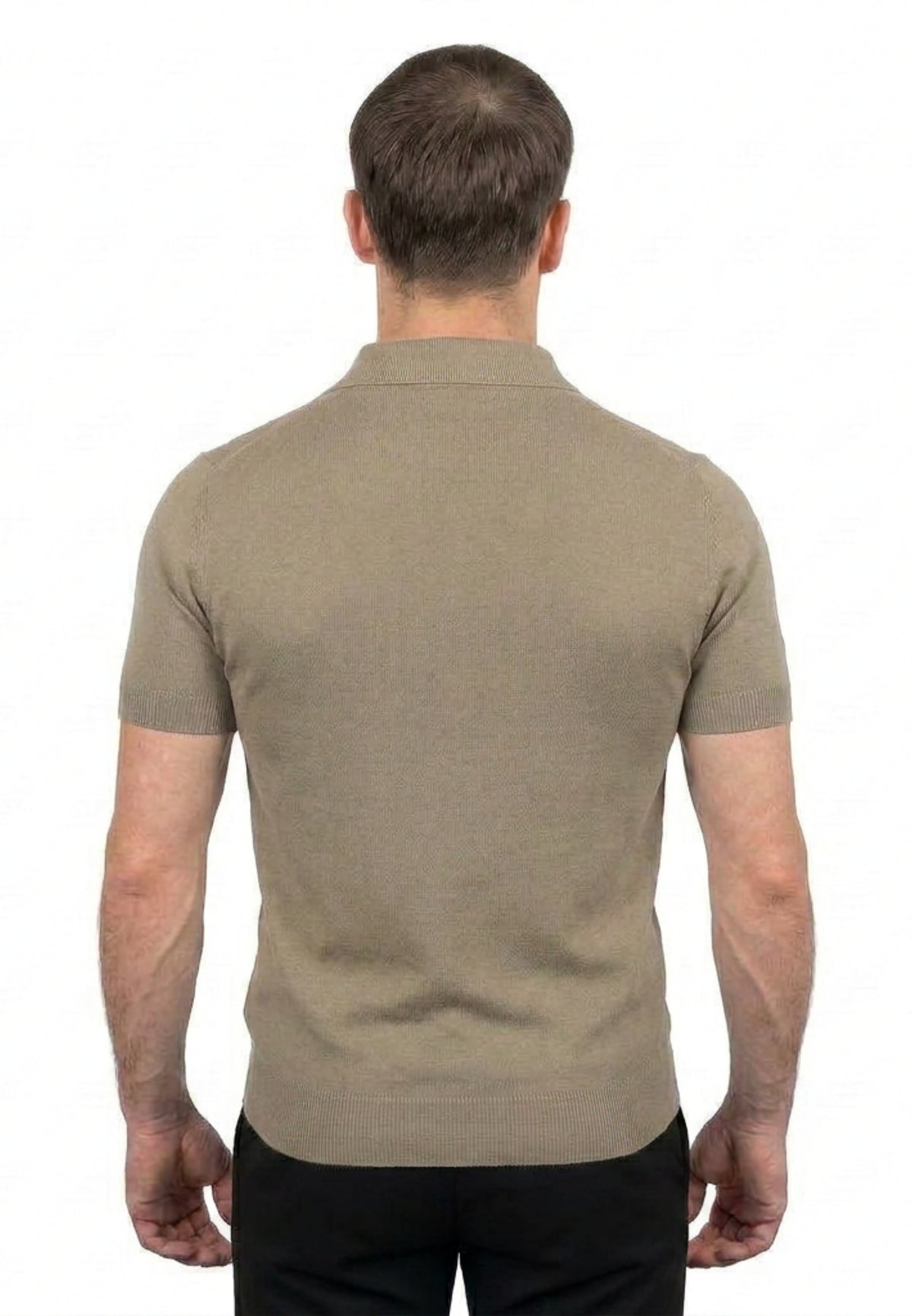 Polo mit kurzen Ärmeln 100% Baumwolle | Dalle Piane Cashmere