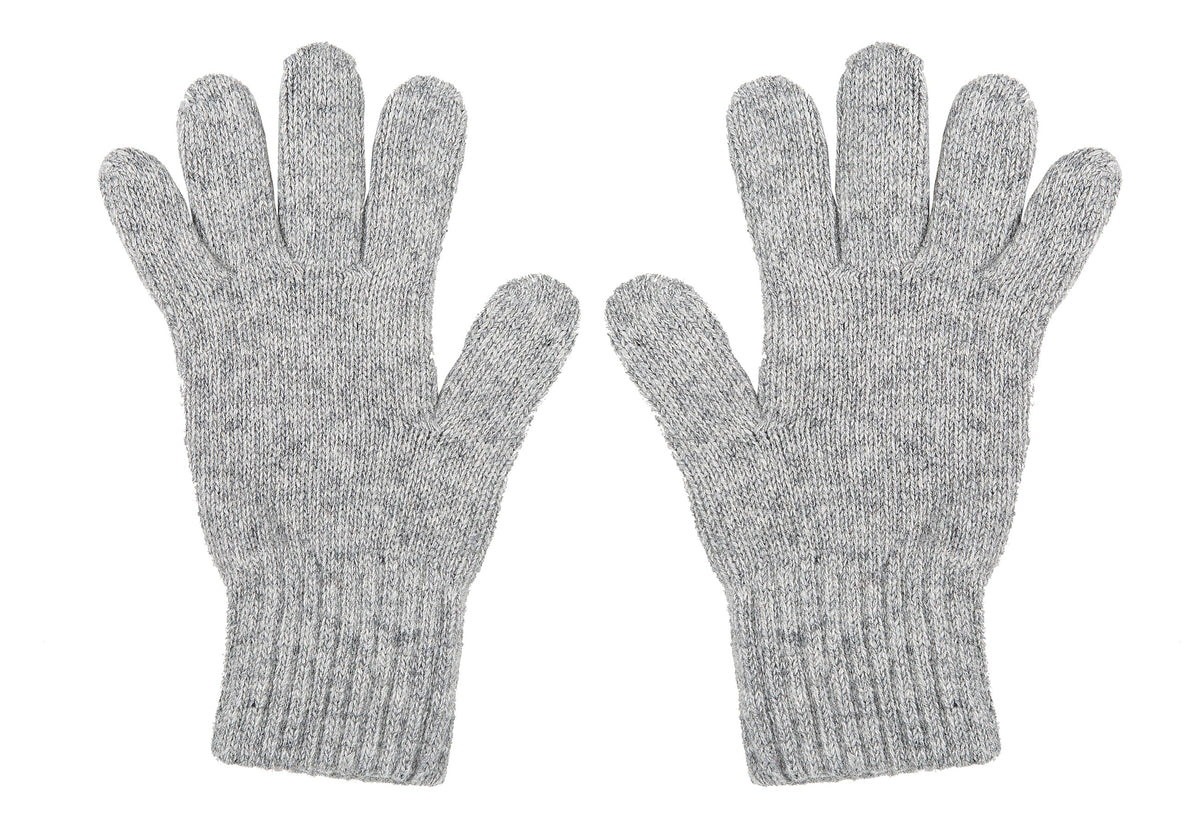 Damenhandschuhe aus Kaschmirmischung, Farbe Perlgrau | Dalle Piane Cashmere
