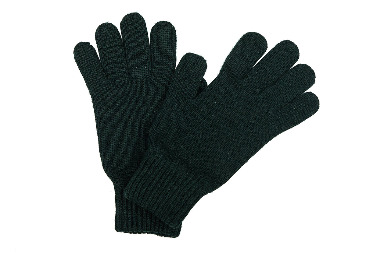 Damenhandschuhe aus Kaschmirmischung, Farbe Grün, Ansicht 2 | Dalle Piane Cashmere