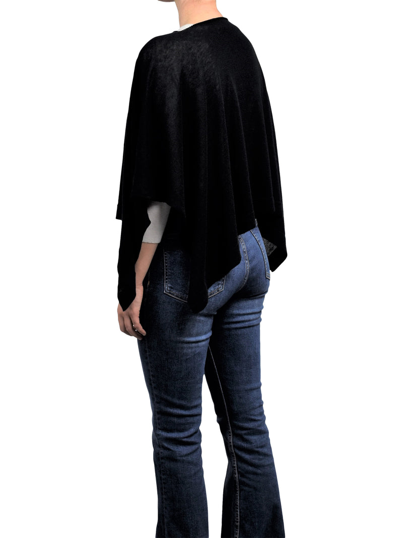 Poncho 85% Baumwolle 15% Kaschmir | Dalle Piane Cashmere