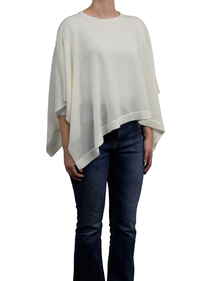 Poncho 85% Baumwolle 15% Kaschmir | Dalle Piane Cashmere