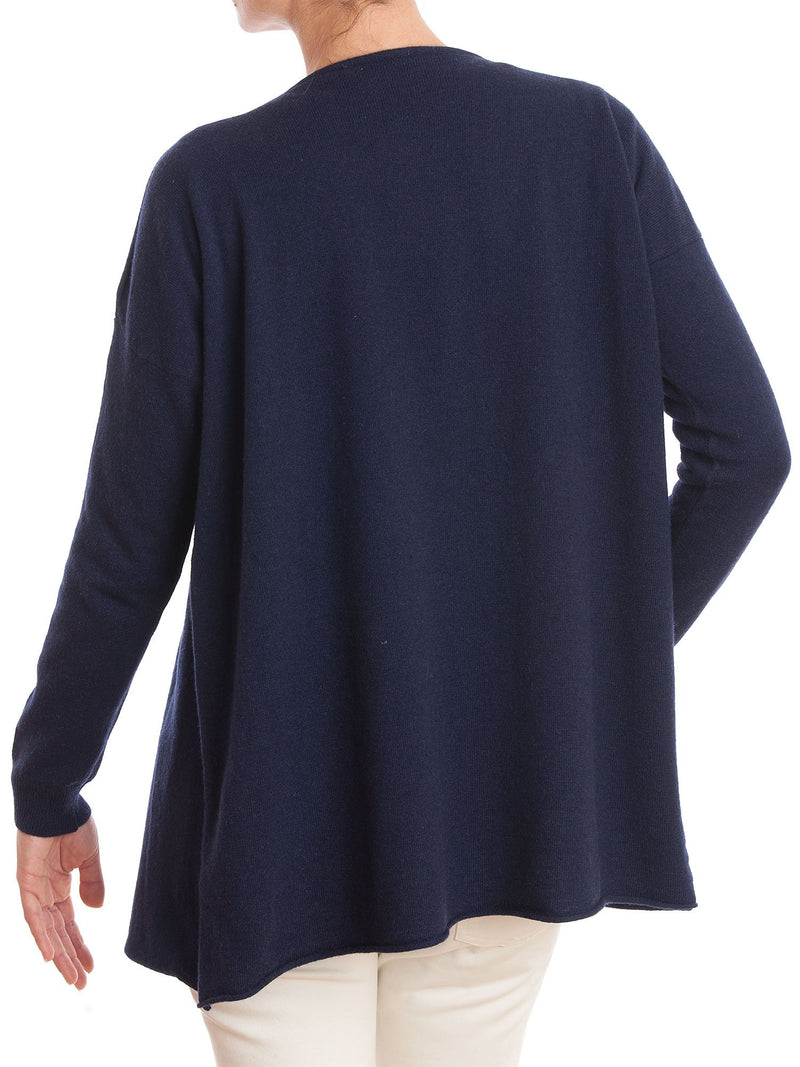 Wasserfall Cardigan Kaschmir-Gemisch | Dalle Piane Cashmere