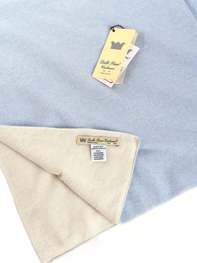 Zwei Farben Babydecke 100% Kaschmir | Dalle Piane Cashmere