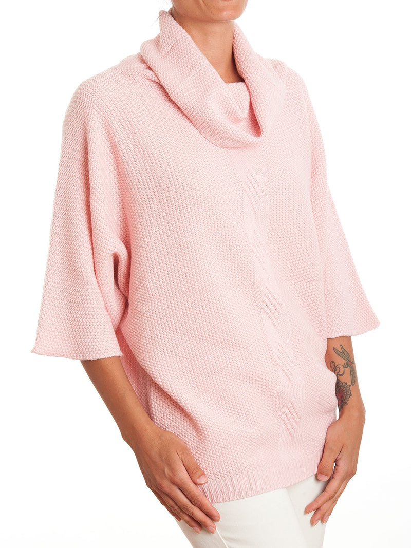 Jersey mit Geflecht aus Mixed Kaschmir | Dalle Piane Cashmere