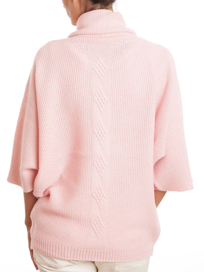 Jersey mit Geflecht aus Mixed Kaschmir | Dalle Piane Cashmere