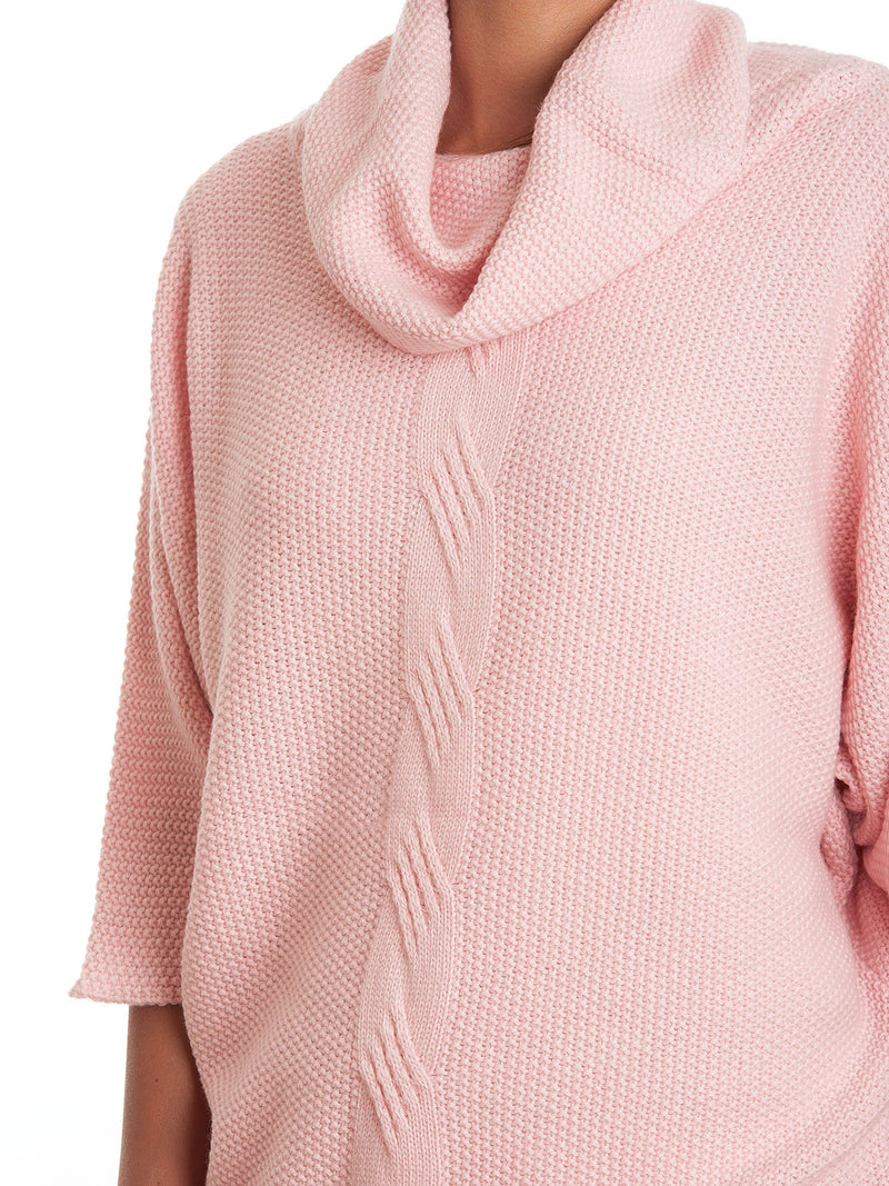 Jersey mit Geflecht aus Mixed Kaschmir | Dalle Piane Cashmere