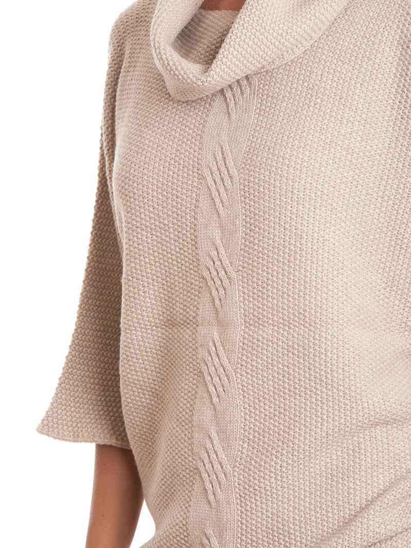 Jersey mit Geflecht aus Mixed Kaschmir | Dalle Piane Cashmere