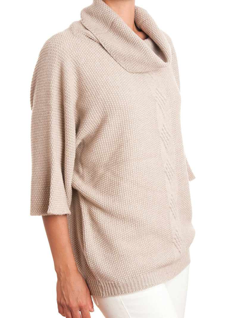 Jersey mit Geflecht aus Mixed Kaschmir | Dalle Piane Cashmere