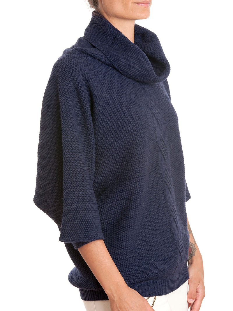 Jersey mit Geflecht aus Mixed Kaschmir | Dalle Piane Cashmere