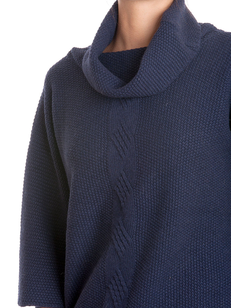 Jersey mit Geflecht aus Mixed Kaschmir | Dalle Piane Cashmere