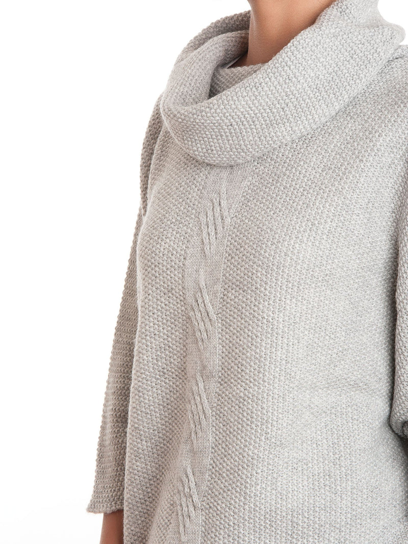 Jersey mit Geflecht aus Mixed Kaschmir | Dalle Piane Cashmere