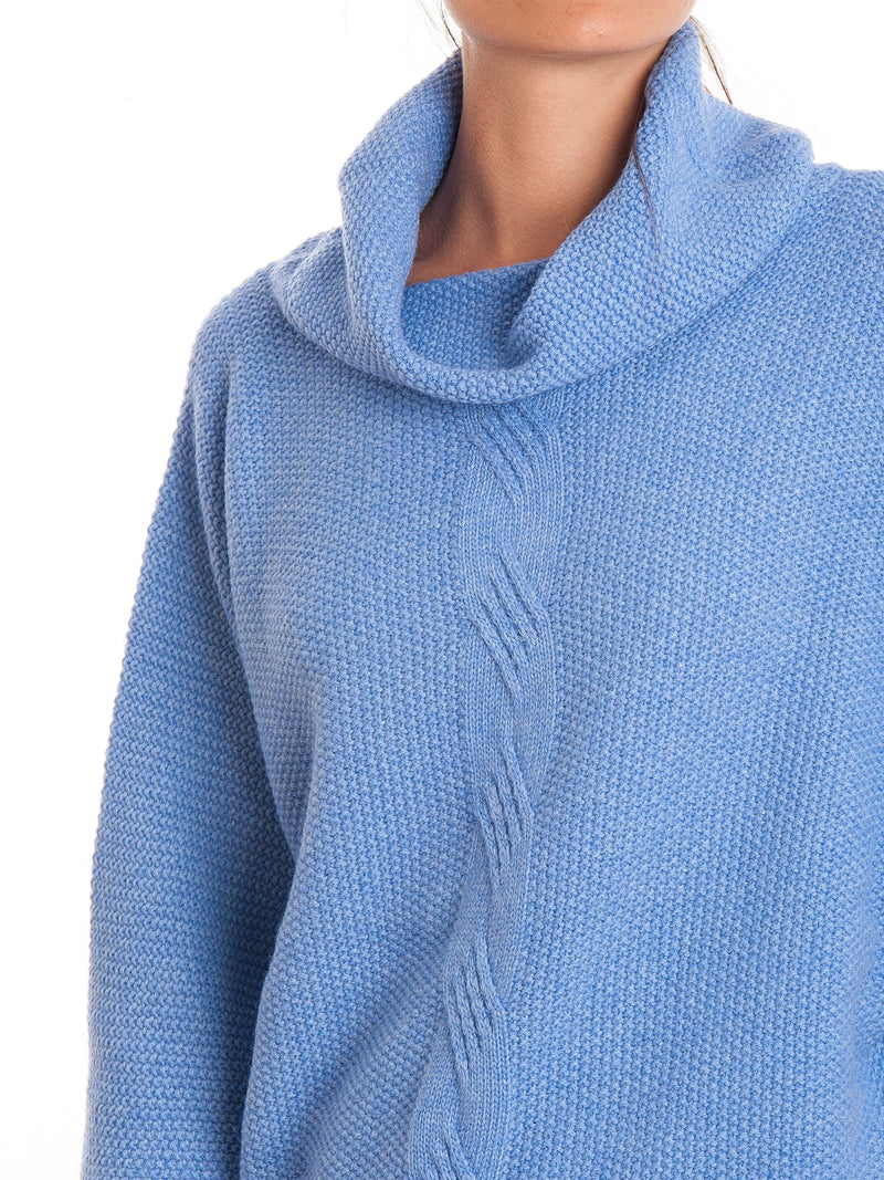 Jersey mit Geflecht aus Mixed Kaschmir | Dalle Piane Cashmere