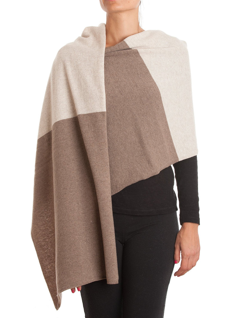 Zweifarbige Stola 100% Kaschmir | Dalle Piane Cashmere