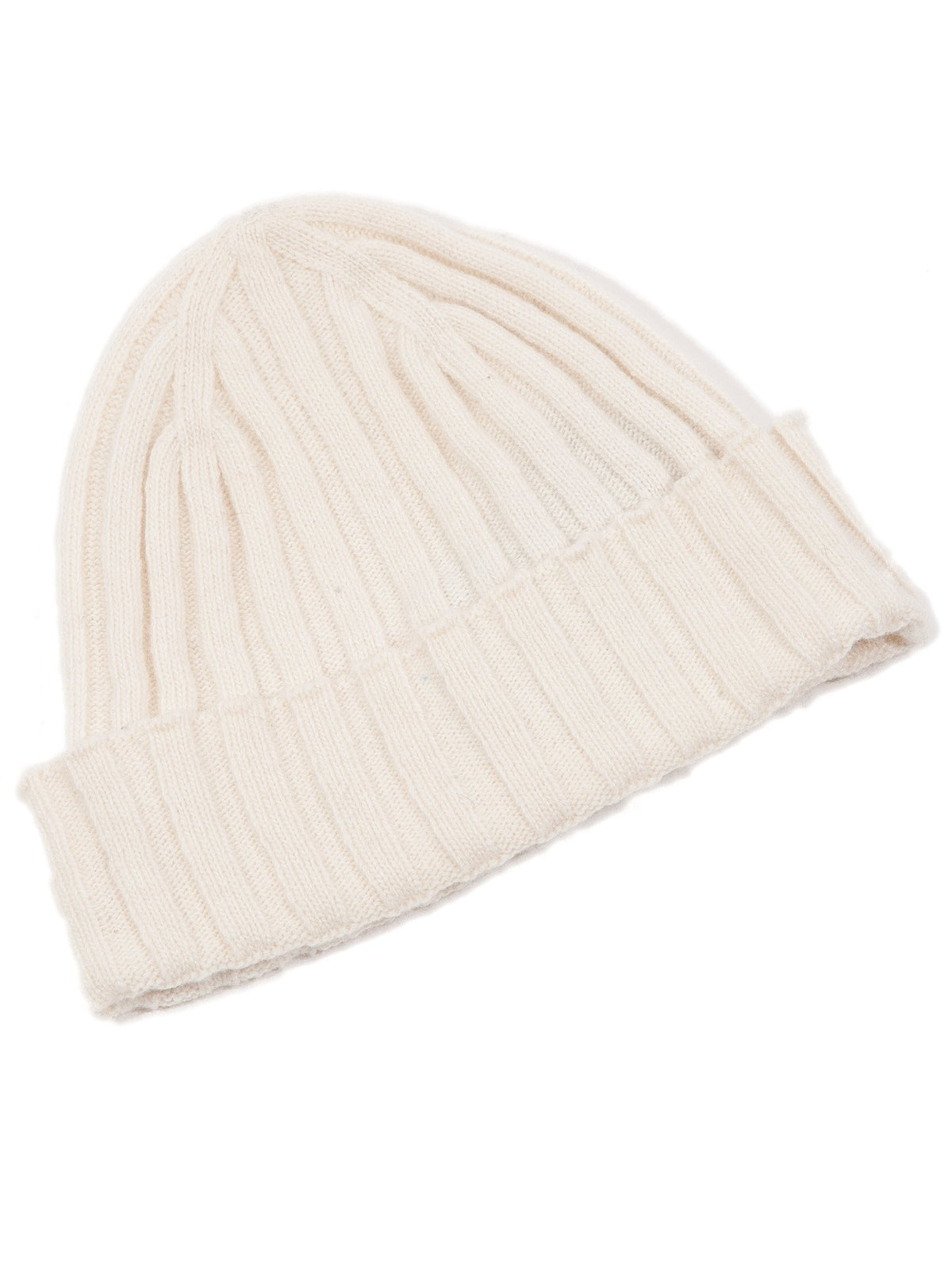 Schal und Mütze Set aus Kaschmirmischung, Farbe Creme, Ansicht 4 | Dalle Piane Cashmere