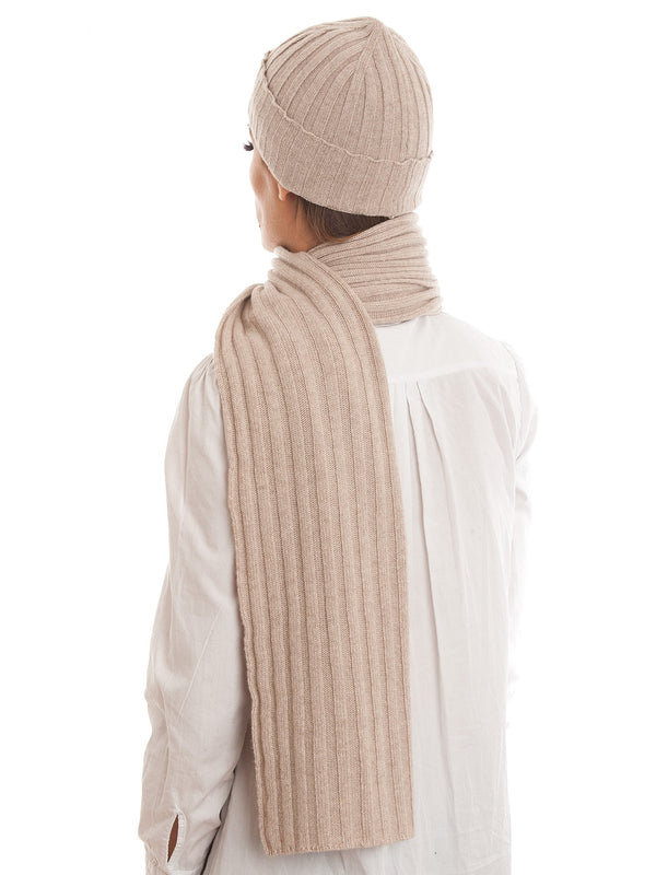 Schal-Set und gemischter Kaschmirhut | Dalle Piane Cashmere