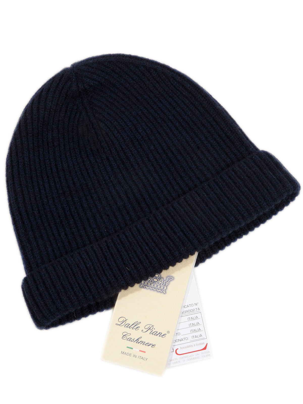 Herrenmütze aus 100 % Kaschmir im englischen Patentmuster, Farbe Himmel, Ansicht 3 | Dalle Piane Cashmere