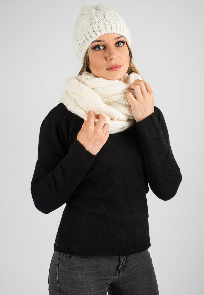 Cappello con trecce | Dalle Piane Cashmere