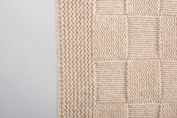 Decke aus gemischtem Kaschmir mit Karos | Dalle Piane Cashmere