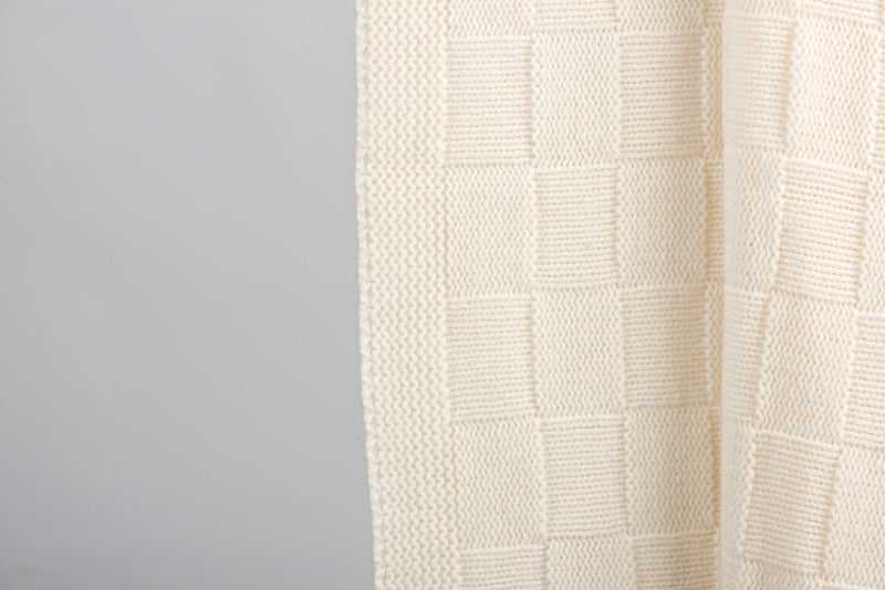 Decke aus gemischtem Kaschmir mit Karos | Dalle Piane Cashmere