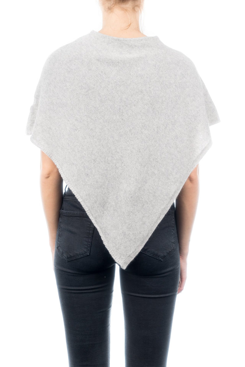 Kurzer Poncho 100% Kaschmir | Dalle Piane Cashmere