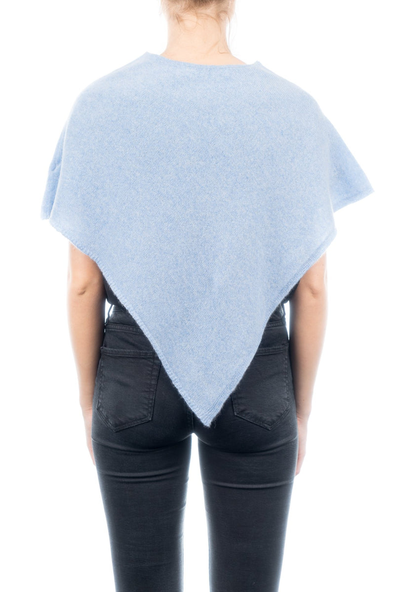 Kurzer Poncho 100% Kaschmir | Dalle Piane Cashmere