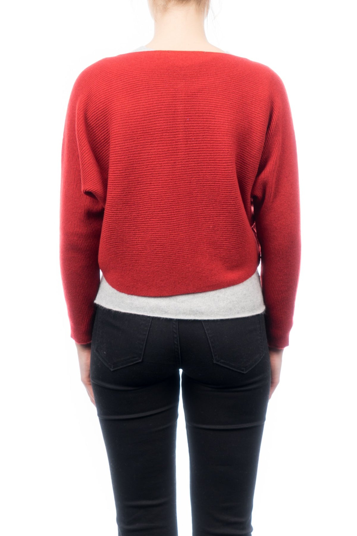 Kurze Strickjacke 100% Kaschmirknöpfen | Dalle Piane Cashmere
