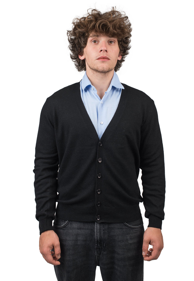 Cardigan misto cashmere | Dalle Piane Cashmere