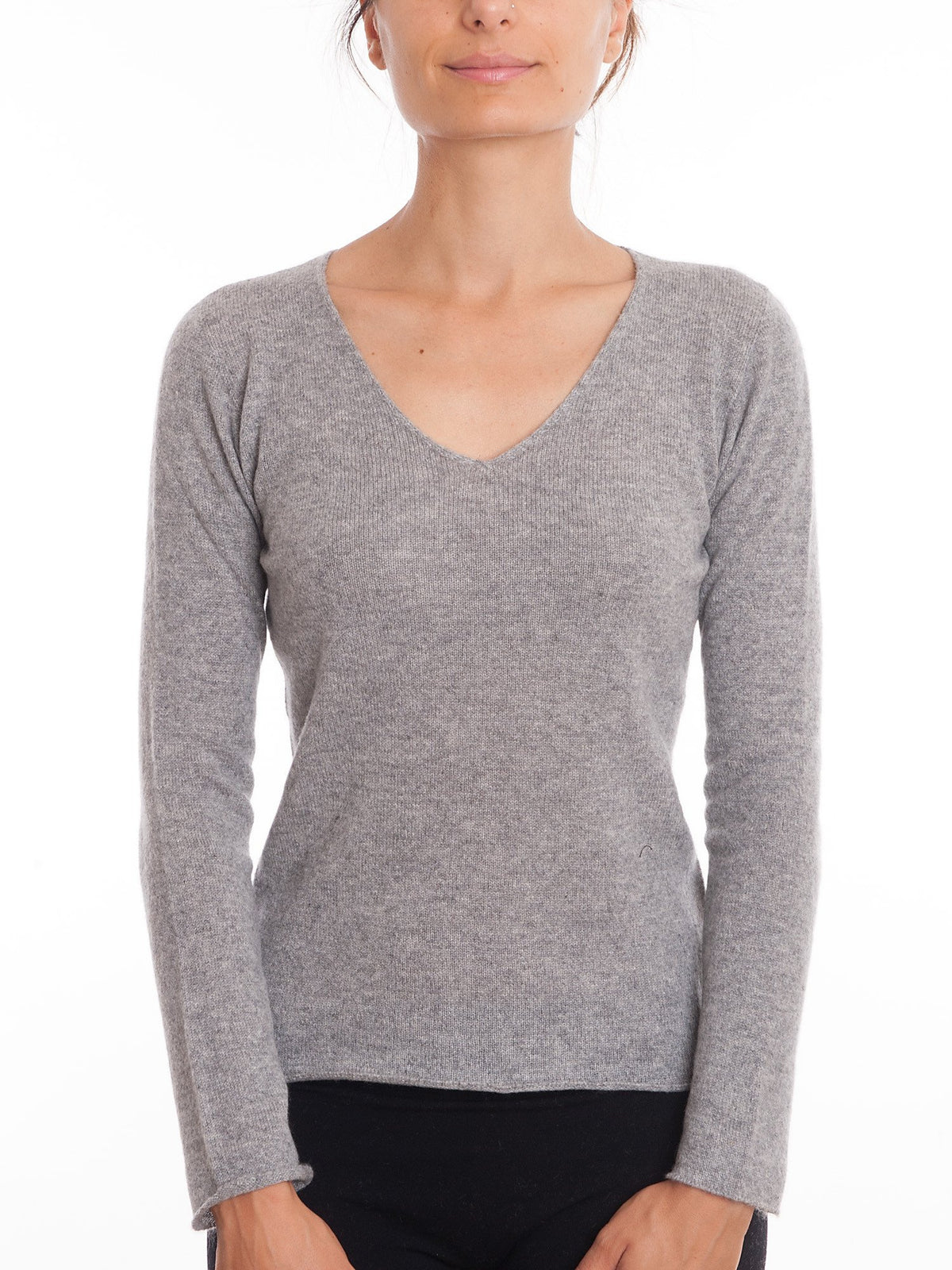V-Ausschnitt 100% Kaschmir | Dalle Piane Cashmere