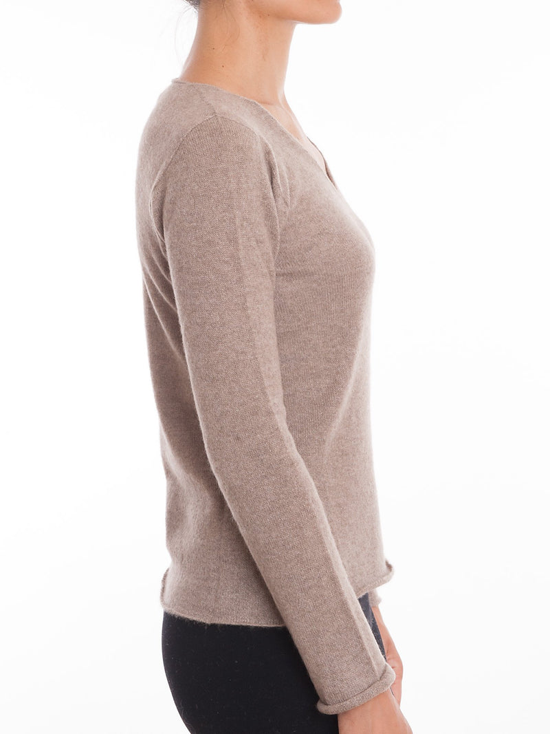 V-Ausschnitt 100% Kaschmir | Dalle Piane Cashmere