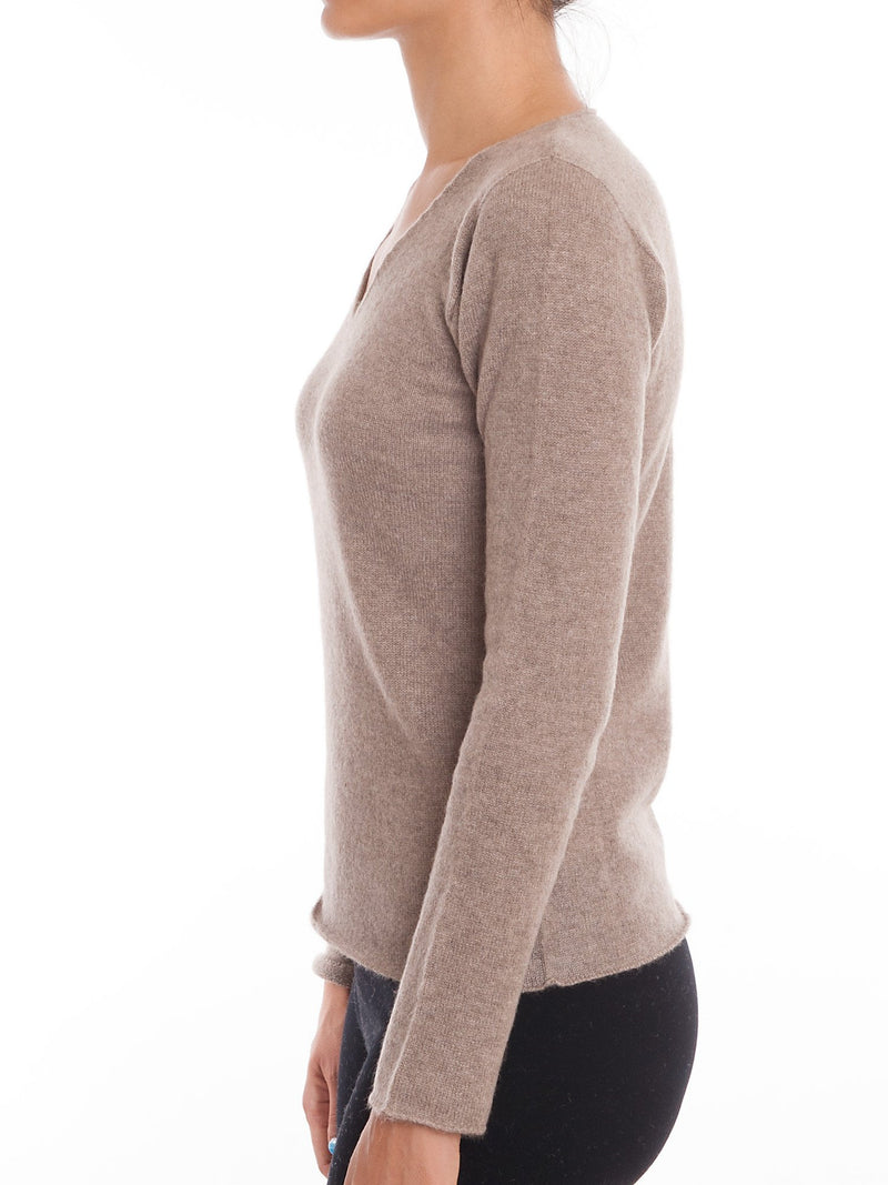 V-Ausschnitt 100% Kaschmir | Dalle Piane Cashmere